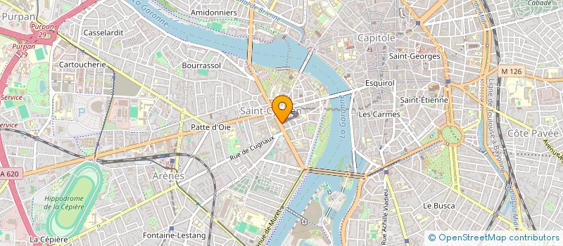 localisation de l'entreprise MONSIEUR JACQUES CASIMIR  TOULOUSE