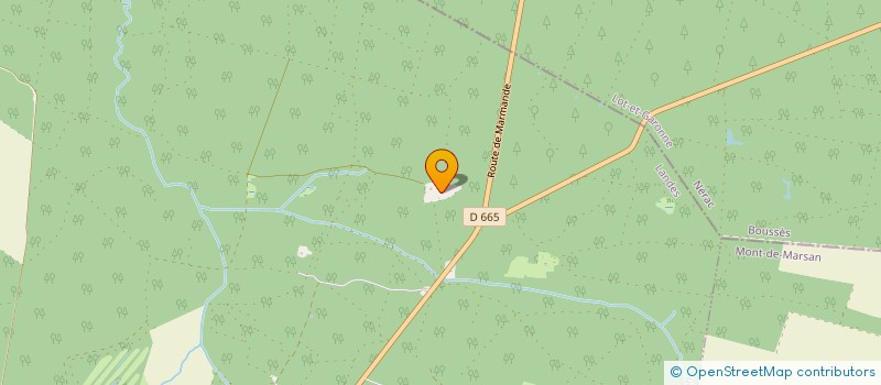 localisation de l'entreprise MONSIEUR JACQUES CASTAGNE  LUBBON