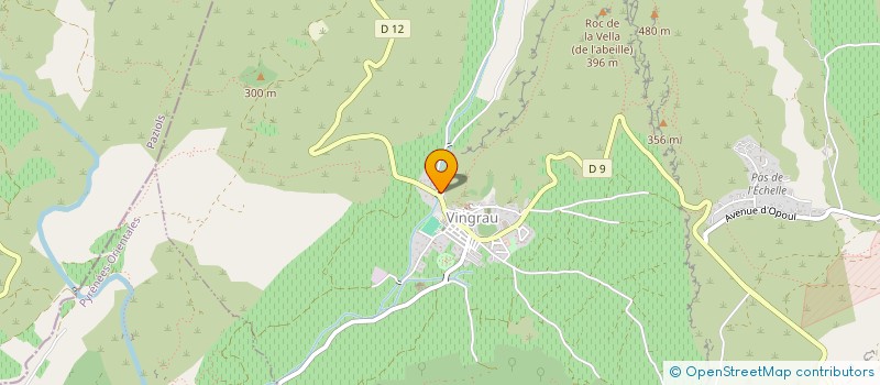 localisation de l'entreprise MONSIEUR JACQUES CASTANY  VINGRAU