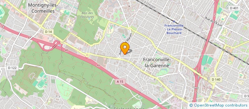 localisation de l'entreprise MONSIEUR JACQUES CASTELAING  FRANCONVILLE