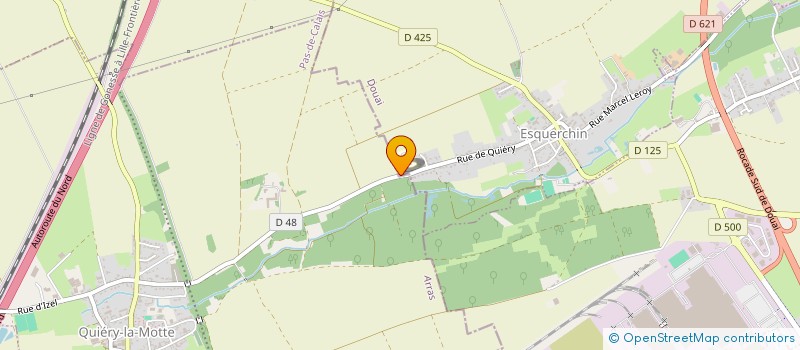 localisation de l'entreprise MONSIEUR JACQUES CATTEAU à ESQUERCHIN