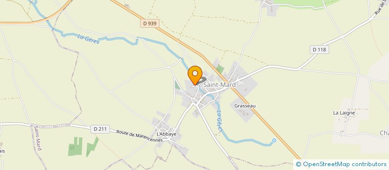 localisation de l'entreprise MONSIEUR JACQUES CAUBERT  SAINT-MARD