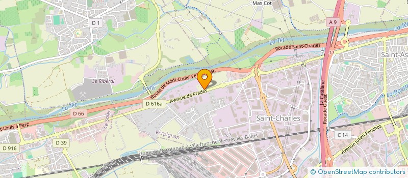 localisation de l'entreprise MONSIEUR JACQUES CAYROL  PERPIGNAN