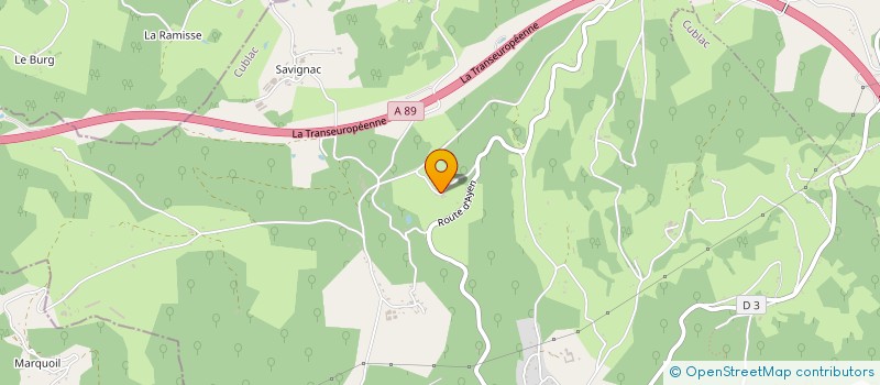 localisation de l'entreprise MONSIEUR JACQUES CELERIER  CUBLAC