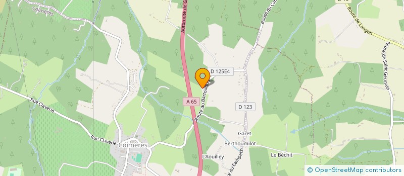 localisation de l'entreprise MONSIEUR JACQUES CELHAY  SAINT-PIERRE-DE-MONS