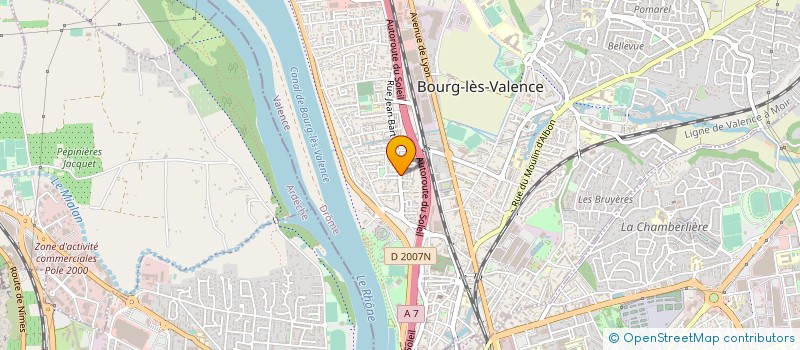 localisation de l'entreprise MONSIEUR JACQUES CELLIER à BOURG-LES-VALENCE
