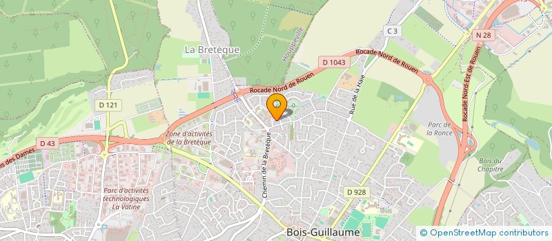 localisation de l'entreprise MONSIEUR JACQUES CELLIER à BOIS-GUILLAUME