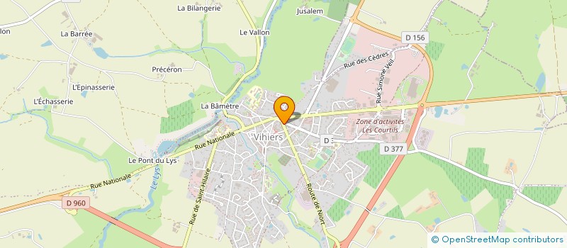 localisation de l'entreprise MONSIEUR JACQUES CESBRON à LYS-HAUT-LAYON