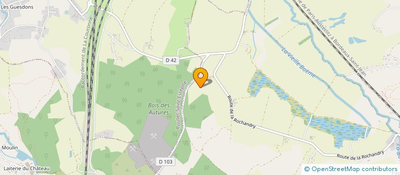 localisation de l'entreprise MONSIEUR JACQUES CESBRON  MOUTHIERS-SUR-BOEME