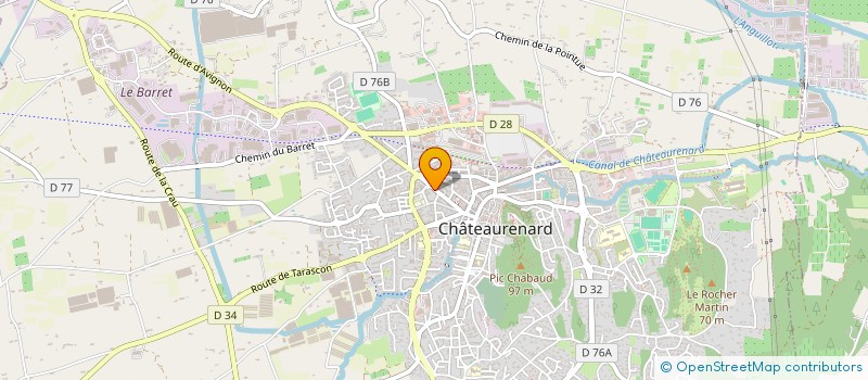 localisation de l'entreprise MONSIEUR JACQUES CHABANIER à CHATEAURENARD