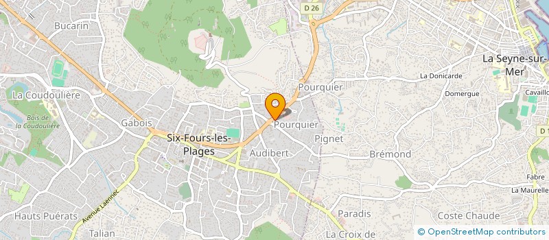 localisation de l'entreprise MONSIEUR JACQUES CHABANNES à SIX-FOURS-LES-PLAGES