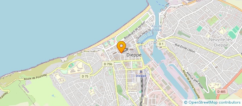 localisation de l'entreprise MONSIEUR JACQUES CHABERNAUD à DIEPPE
