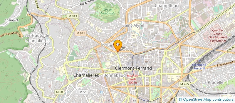localisation de l'entreprise MONSIEUR JACQUES CHABROL à CLERMONT-FERRAND