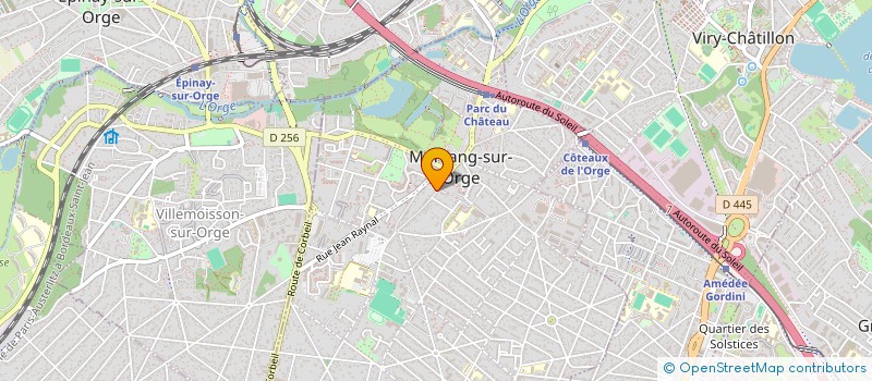localisation de l'entreprise MONSIEUR JACQUES CHAMY à MORSANG SUR ORGE