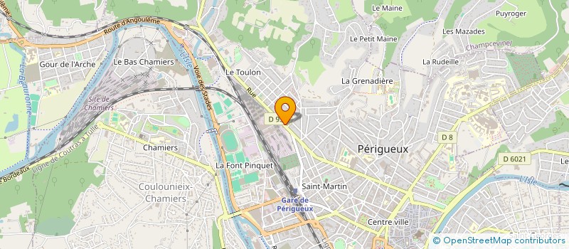 localisation de l'entreprise MONSIEUR JACQUES CHANSEAU à PERIGUEUX