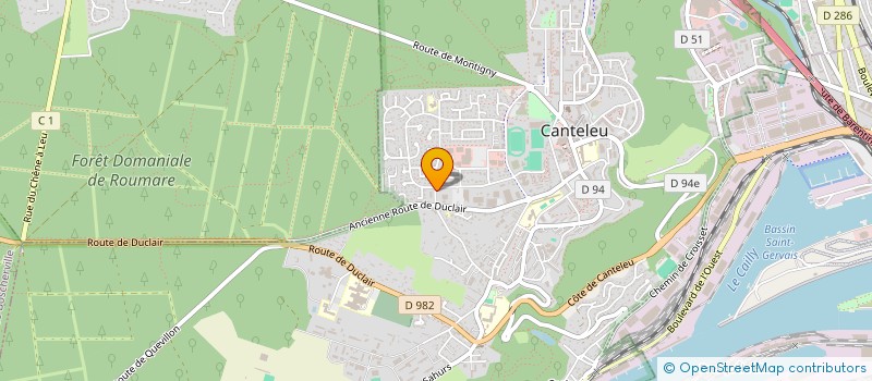 localisation de l'entreprise MONSIEUR JACQUES CHANTEUX à CANTELEU