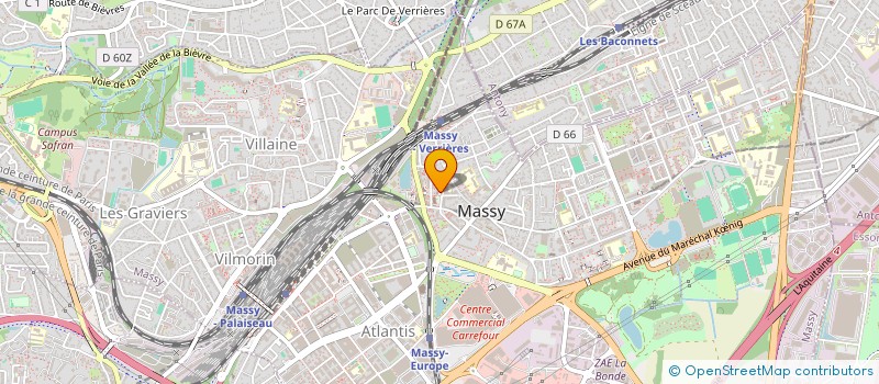 localisation de l'entreprise MONSIEUR JACQUES CHAOUAT  MASSY