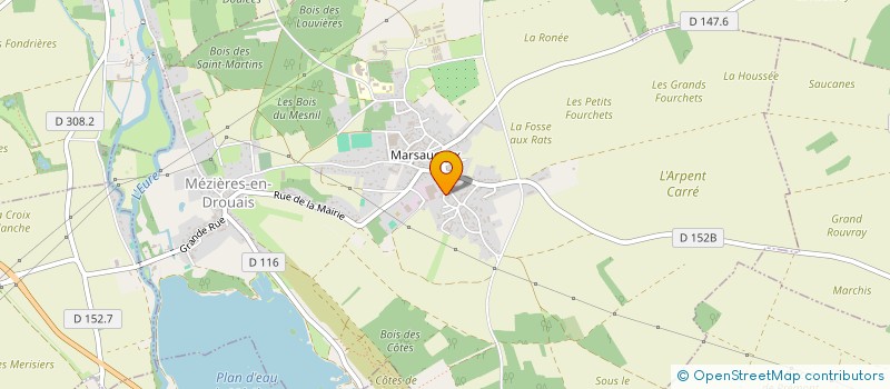localisation de l'entreprise MONSIEUR JACQUES CHAPPE à MEZIERES-EN-DROUAIS
