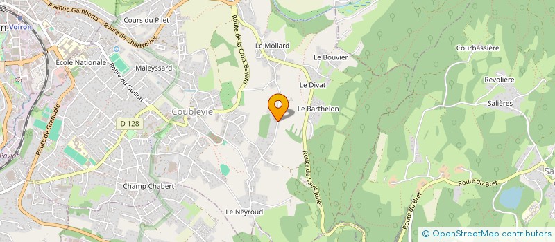 localisation de l'entreprise MONSIEUR JACQUES CHAPUIS  COUBLEVIE