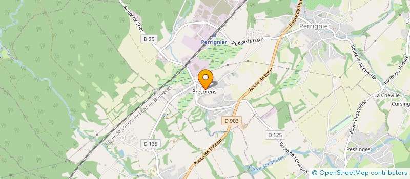 localisation de l'entreprise MONSIEUR JACQUES CHARANDAK  PERRIGNIER