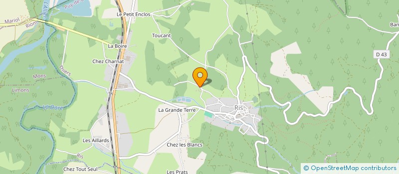 localisation de l'entreprise MONSIEUR JACQUES CHARASSE  RIS