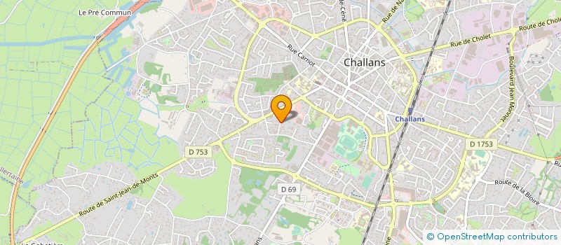 localisation de l'entreprise MONSIEUR JACQUES CHARBONNEAU à CHALLANS