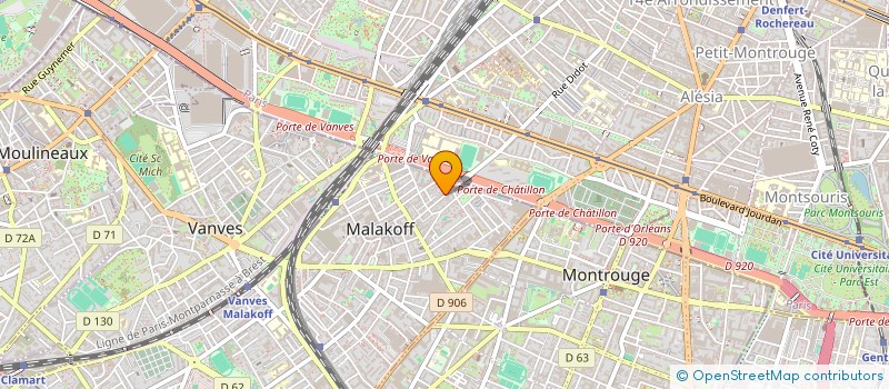 localisation de l'entreprise MONSIEUR JACQUES CHARLES à MALAKOFF