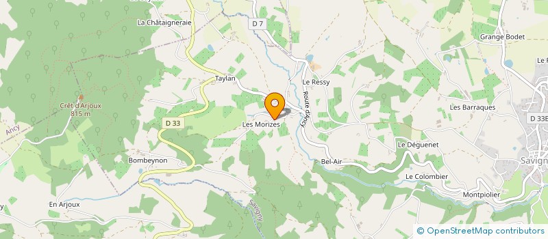 localisation de l'entreprise MONSIEUR JACQUES CHARLES  SAVIGNY