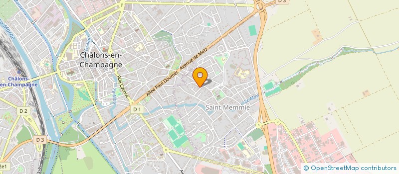 localisation de l'entreprise MONSIEUR JACQUES CHARNAUX  SAINT-MEMMIE