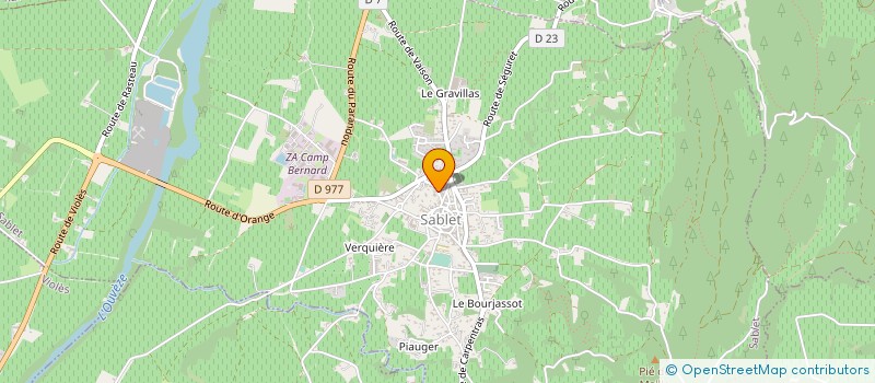 localisation de l'entreprise MONSIEUR JACQUES CHAROLS  SABLET