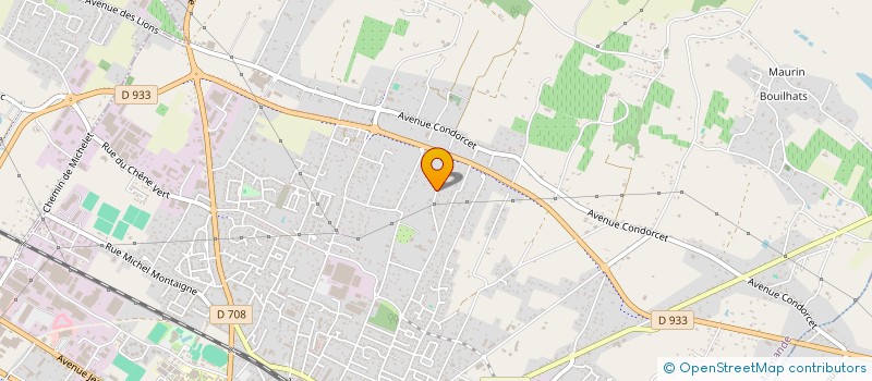 localisation de l'entreprise MONSIEUR JACQUES CHARPENTIER  MARMANDE