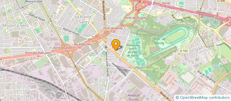 localisation de l'entreprise MONSIEUR JACQUES CHARRA  VENISSIEUX