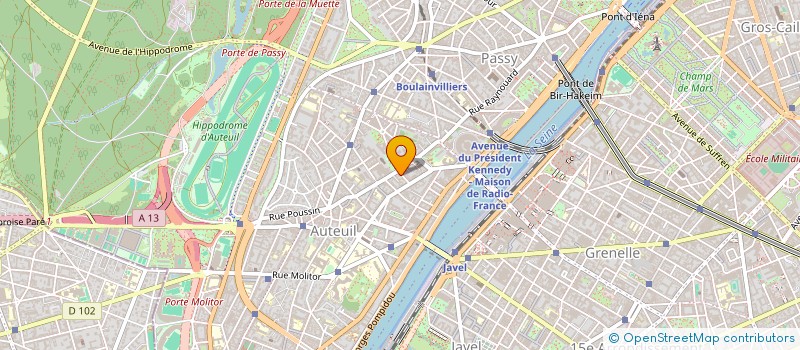 localisation de l'entreprise MONSIEUR JACQUES CHARRIER  PARIS