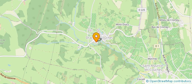 localisation de l'entreprise MONSIEUR JACQUES CHARTON à DRACY-LES-COUCHES