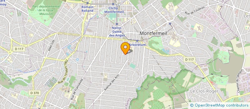 localisation de l'entreprise MONSIEUR JACQUES CHASSAIN à MONTFERMEIL