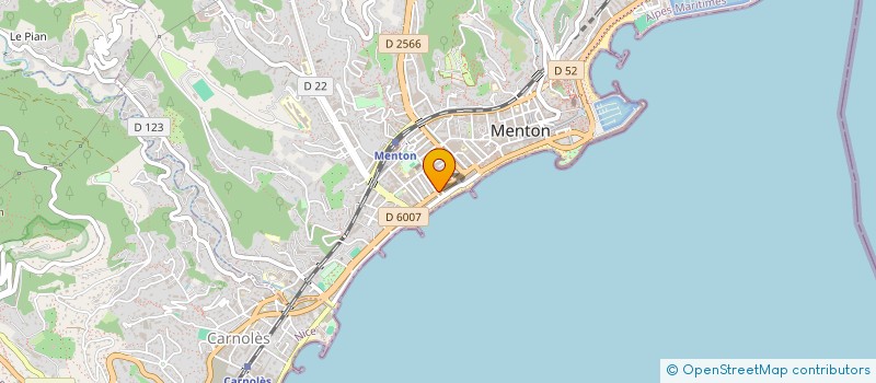 localisation de l'entreprise MONSIEUR JACQUES CHASSERY  MENTON