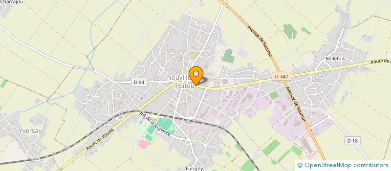 localisation de l'entreprise MONSIEUR JACQUES CHATEAU  NEUVILLE-DE-POITOU