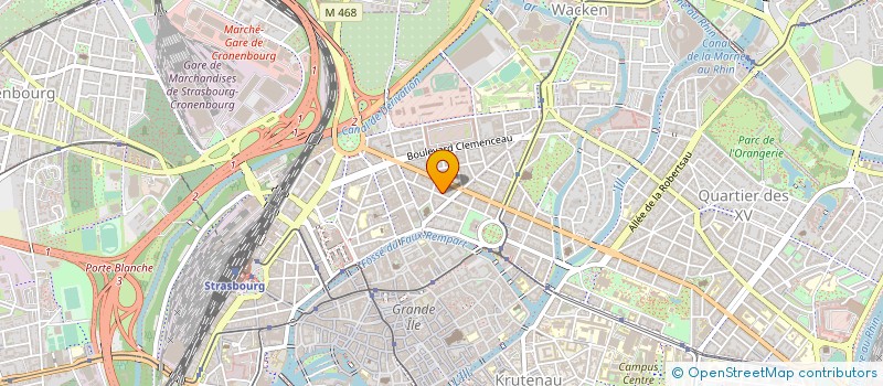 localisation de l'entreprise MONSIEUR JACQUES CHAULET à STRASBOURG