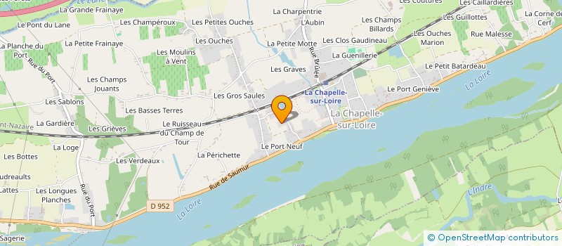 localisation de l'entreprise MONSIEUR JACQUES CHAUMONT à LA CHAPELLE SUR LOIRE