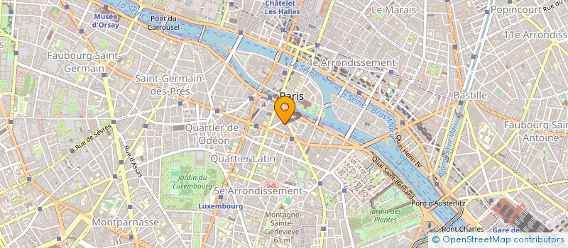 localisation de l'entreprise MONSIEUR JACQUES CHAUMONT  PARIS