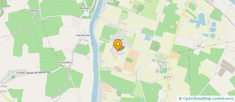 localisation de l'entreprise MONSIEUR JACQUES CHAUVET  SAINTE LIVRADE SUR LOT