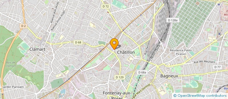 localisation de l'entreprise MONSIEUR JACQUES CHAZENFUS à CHATILLON