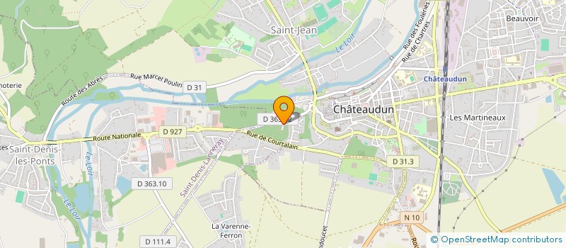 localisation de l'entreprise MONSIEUR JACQUES CHENEAU à CHATEAUDUN