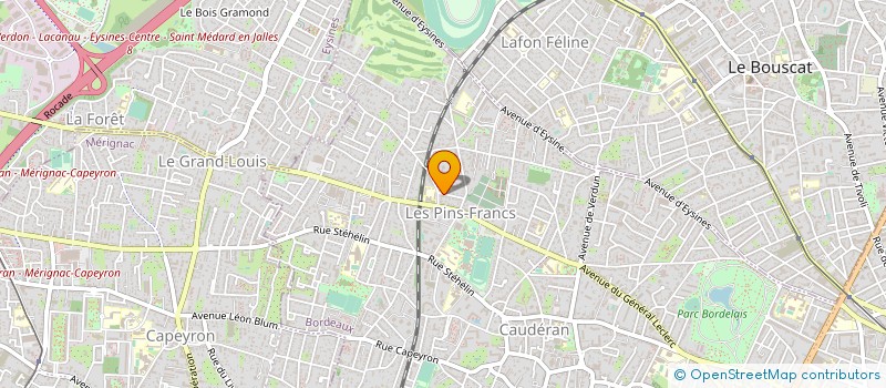 localisation de l'entreprise MONSIEUR JACQUES CHENNEBAULT à BORDEAUX