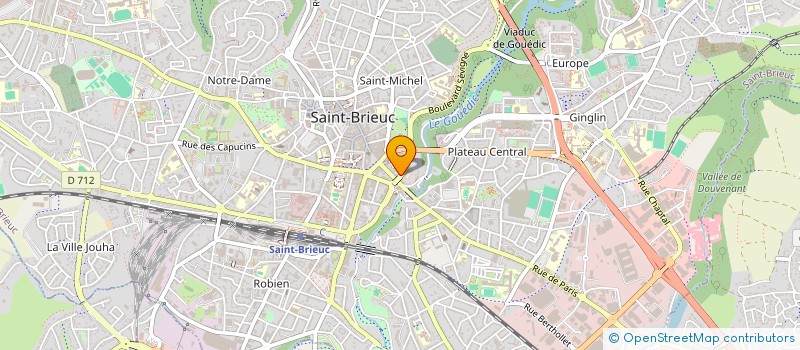 localisation de l'entreprise MONSIEUR JACQUES CHEVALIER à SAINT-BRIEUC