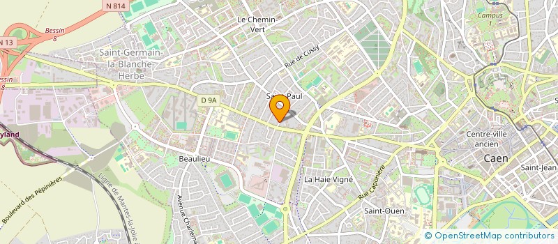 localisation de l'entreprise MONSIEUR JACQUES CHEVALIER à CAEN
