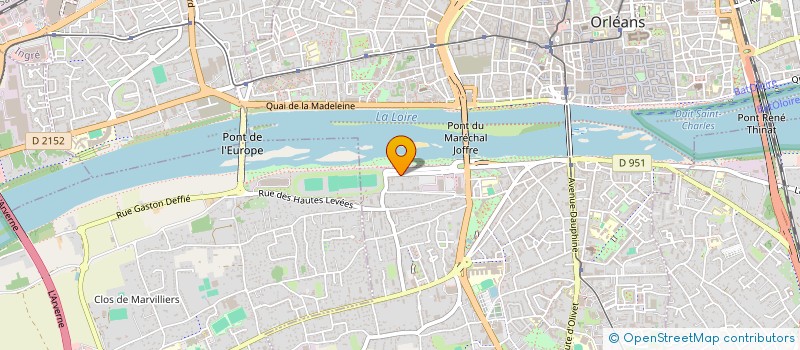 localisation de l'entreprise MONSIEUR JACQUES CHEVALLIER à ORLEANS