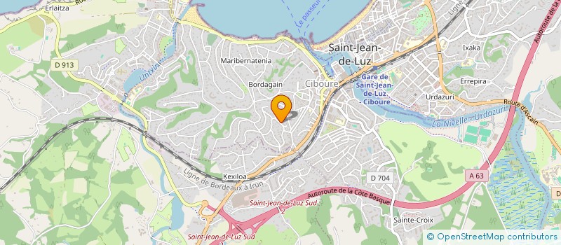 localisation de l'entreprise MONSIEUR JACQUES CHEVALLIER  CIBOURE