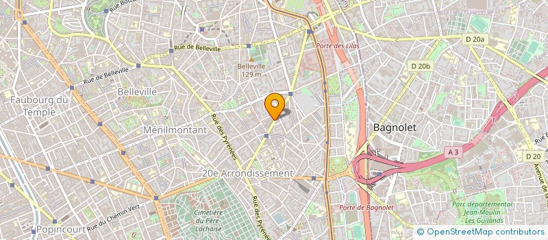 localisation de l'entreprise MONSIEUR JACQUES CHICHE à PARIS