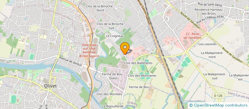 localisation de l'entreprise MONSIEUR JACQUES CHINCHON à ORLEANS